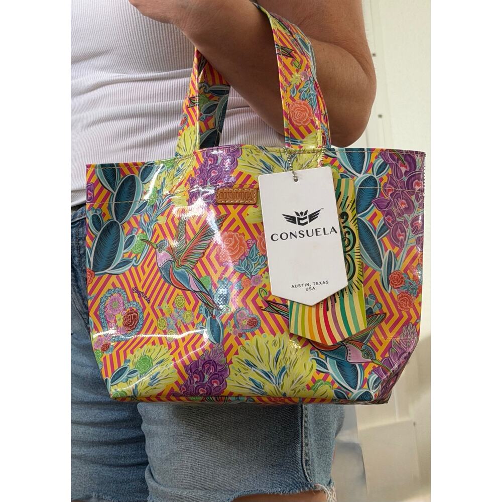Consuela grab and go mini bag discontinued hummingbird pattern - Picture 6 of 9